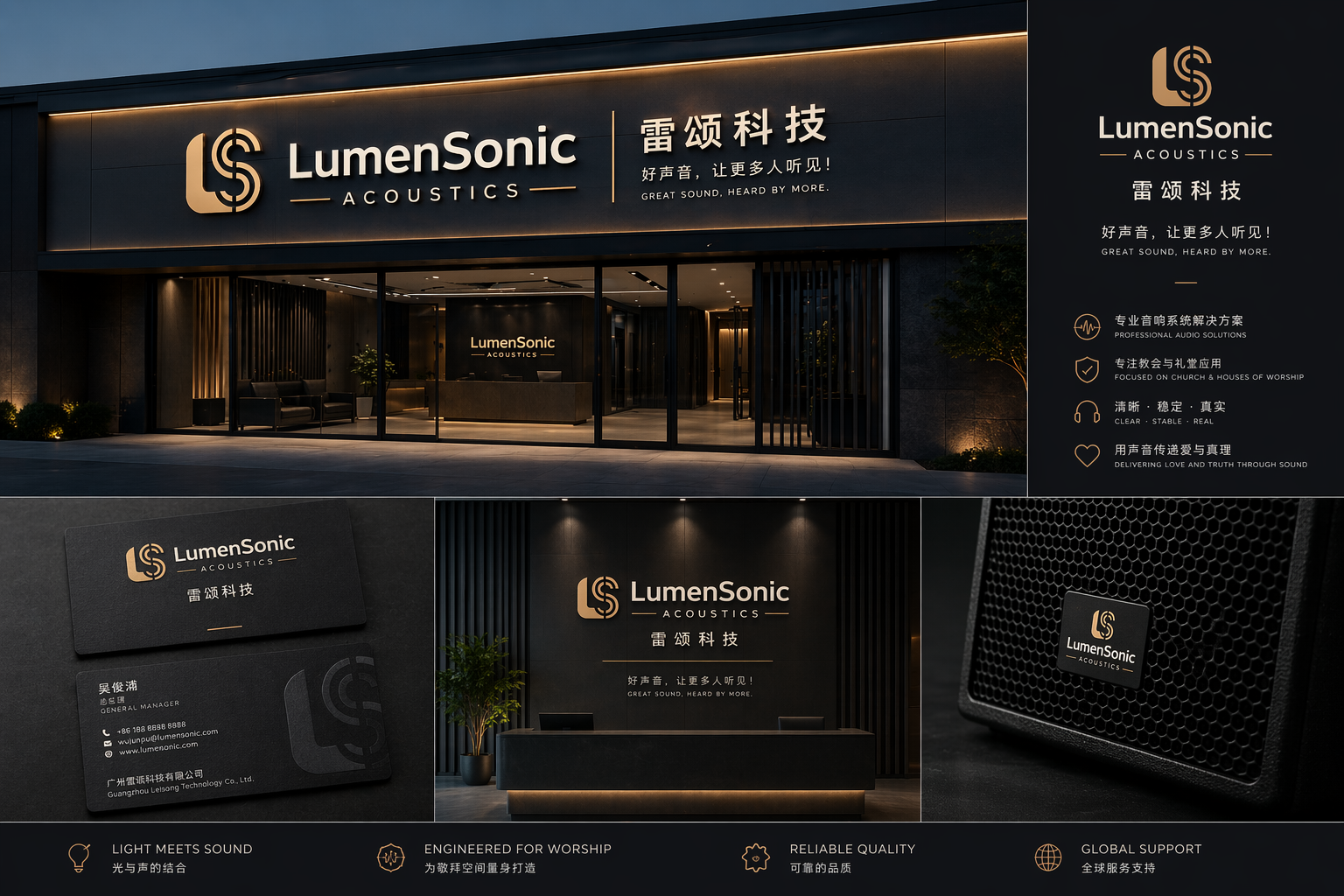 LumenSonic 品牌形象